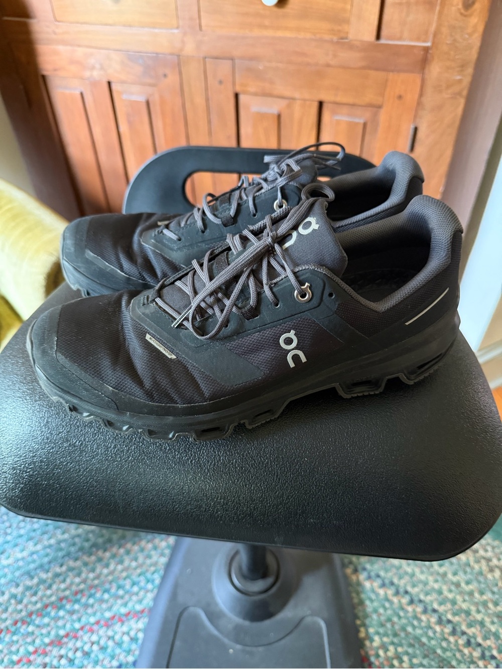 On Cloudventure Waterproof Trail Running Shoes Black Men’s 9.5 EU 43